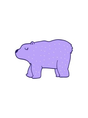 Oyuncak ayının dönen hareketli animasyonu