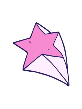 jiggle motion animation of cartoon doodle stars