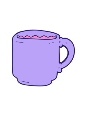 Kahve fincanının hareketli animasyonu