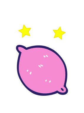 dönen yıldızlar çizgi film animasyonu karalama organik limon