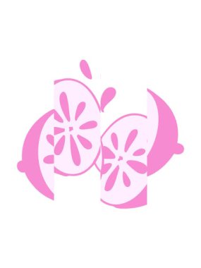 Dilimlenmiş taze limonu bölme hareketi canlandırması