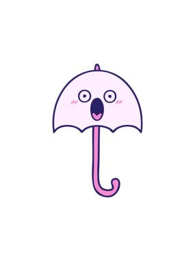 Şemsiye karikatürünün dikkat çekici animasyonu