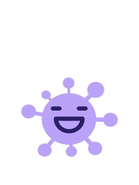 Basit mutlu virüsün animasyonunu genişletiyorum.