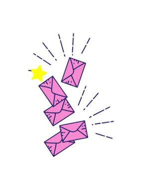 Parlayan yıldızlar, geleneksel dövme stili düşen harflerin canlandırmasını etkiler.