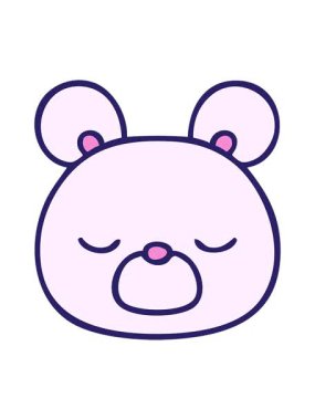 Garip çizgi film dizaynının hareketli animasyonu