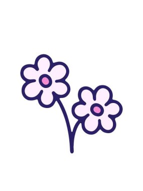 Basit, cesur bir çiçek tasarımının göz kırpan radyal çizgileri