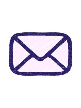 Çizgi film Mail Sembol Tebeşiri Çizimini Salla ve Duraklat