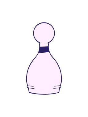 karikatür bovling lobutunun hareketli animasyonu