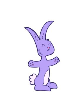 bob ve duraklat tavşan çiziminin animasyonu