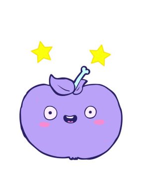 dönen yıldızlar serbest çizgi film elmasının animasyonu