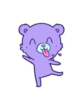 Ayı çizgi film çizerlerinin hareketli animasyonları