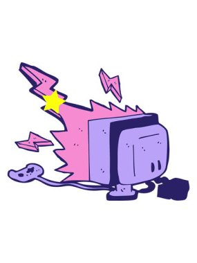 Parlayan yıldızlar çizgi film bilgisayar oyununun animasyonunu etkiler