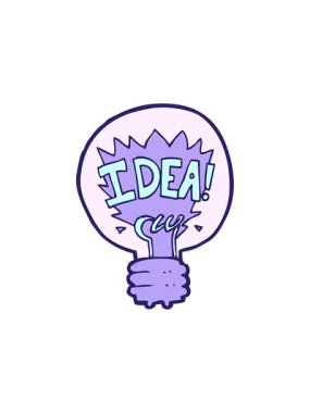 pixelize effect animation of cartoon idea light bulb symbol