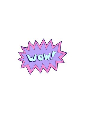 wow metninin radyoaktif parlayan animasyonu