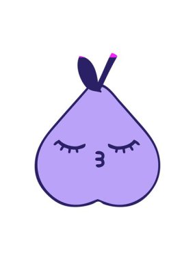 Yeşil armut çizgi filminin animasyonunu canlandırın.