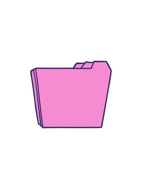 starburst effect animation of cartoon business folders