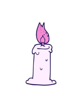 jiggle motion animation of candle