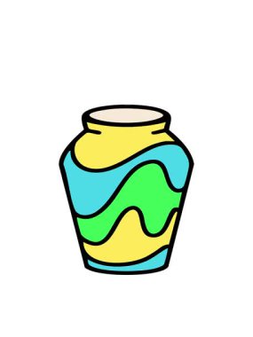 geleneksel samba davul enstrümanının hareketli animasyonu