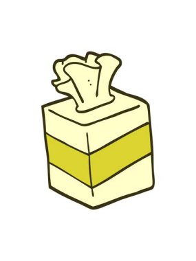 El çizimi karalama stili çizgi film doku kutusunun renk animasyonu değişiyor