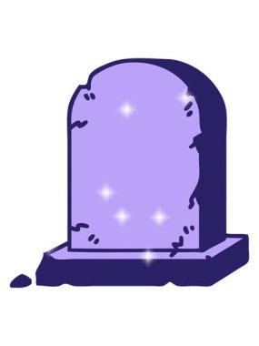 Bir dövmenin geleneksel bir mezar taşı tarzında simleme etkisi.