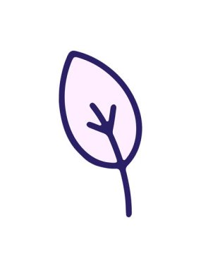 Yaprak illüstrasyonunun basınçlı canlandırması