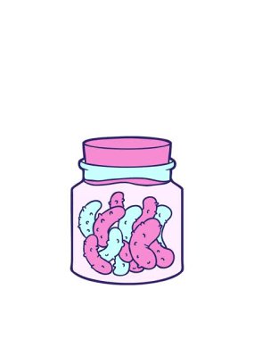 Turşu turşusunun hareketli animasyonu