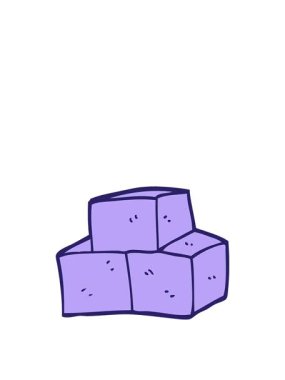 Çizgi film çizgi romanlarının zıplama hareketi esinti blokları