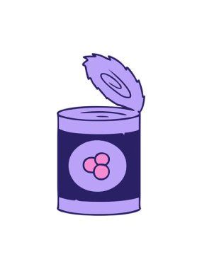 jiggle and pause animation of hand drawn cartoon of a can of peaches