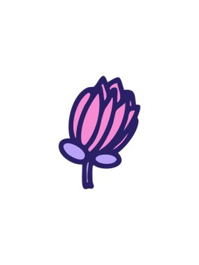 Brezilya karnavalının flaş animasyonu sahte çiçek çizimi