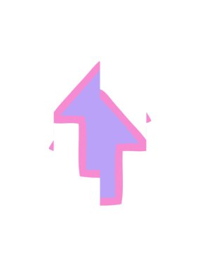 Sivri uçlu bir okun tatlı hareketli canlandırması