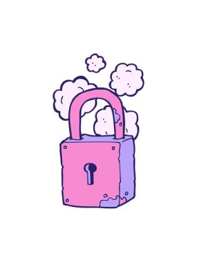 Paslı kilidin animasyonunu salla ve durdur