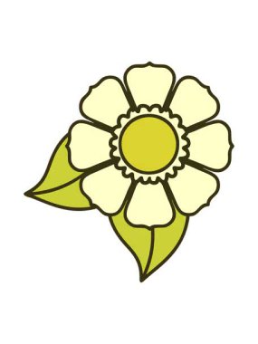 Çiçek tasarım elementinin renk canlandırması değişiyor