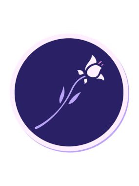 Geleneksel zambak stiliyle dövmenin hareketli animasyonu