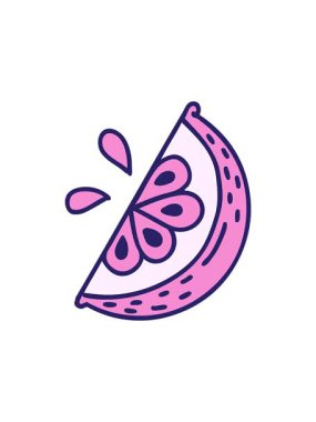 Dövmenin geleneksel limon dilimi şeklinde yıldız patlaması etkisi animasyonu