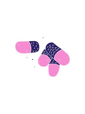 jiggle and pause animation of cartoon painkillers