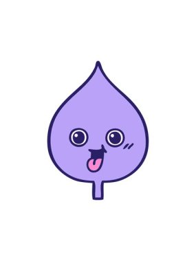 Bir yaprak resminin karikatürünün basınçlı canlandırması