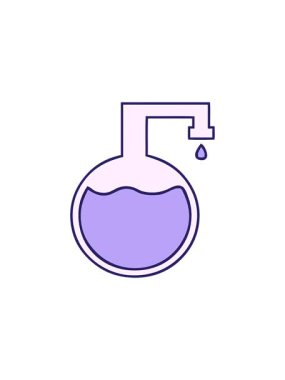 Bir bilim deneyi karikatürünün yıldız patlaması etkisi animasyonu