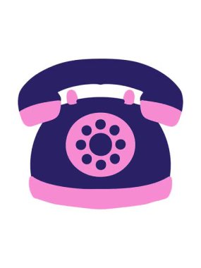 Titrek hareketli eski tarz telefon animasyonu