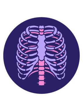 bir göğüs kafesinin hareketli görüntüsü