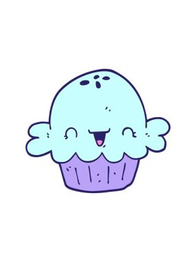 attention grabbing animation of doodle of a pie