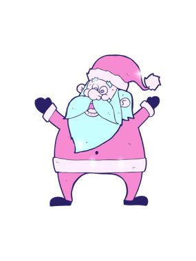 Neşeli Noel Baba çizgi filminin ışıltı etkisi