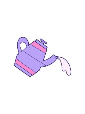 Dikkat çekici çizgi film animasyonu. Tuhaf çaydanlık.