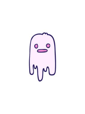 sales flash animation of comic book style cartoon spooky ghost