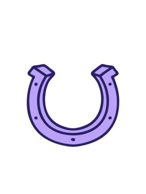 Yanıp sönen radyal çizgiler at nalı çizgi filmlerinin animasyonu