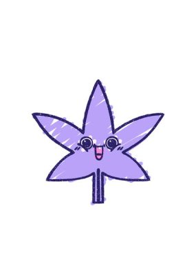 blinking radial lines animation of Leaf doodle