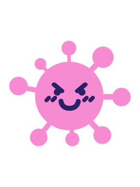 Şirin ortalama virüsün canlandırma efektini pikselleştir