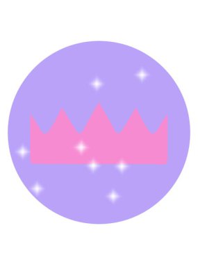 Bir tacın simgesel dövme şeklindeki görüntüsünün simge etkisi