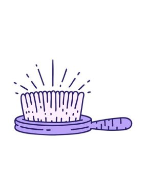 bir dövme stili saç fırçasının canlandırmasını bob ve duraklat