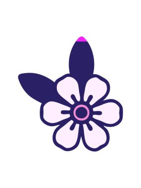 Dövme stili dekoratif çiçek illüstrasyonunun canlandırmasını çalıştır