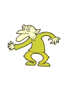 Çizgi film cininin renk animasyonu değişiyor